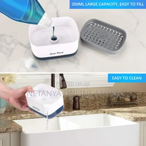 2in1 Kitchen Soap Dispenser With Sponge Holder