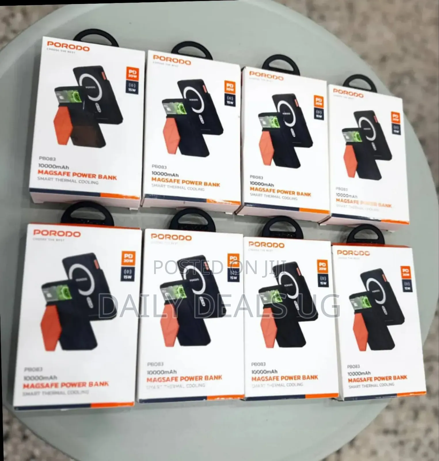 Porodo 20w Power Bank With Cooling Fan and Stand