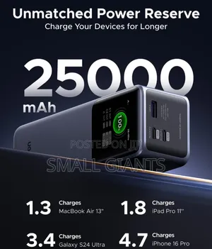 Ugreen Nexode 25000mah 200w Fast Charging Power Bank