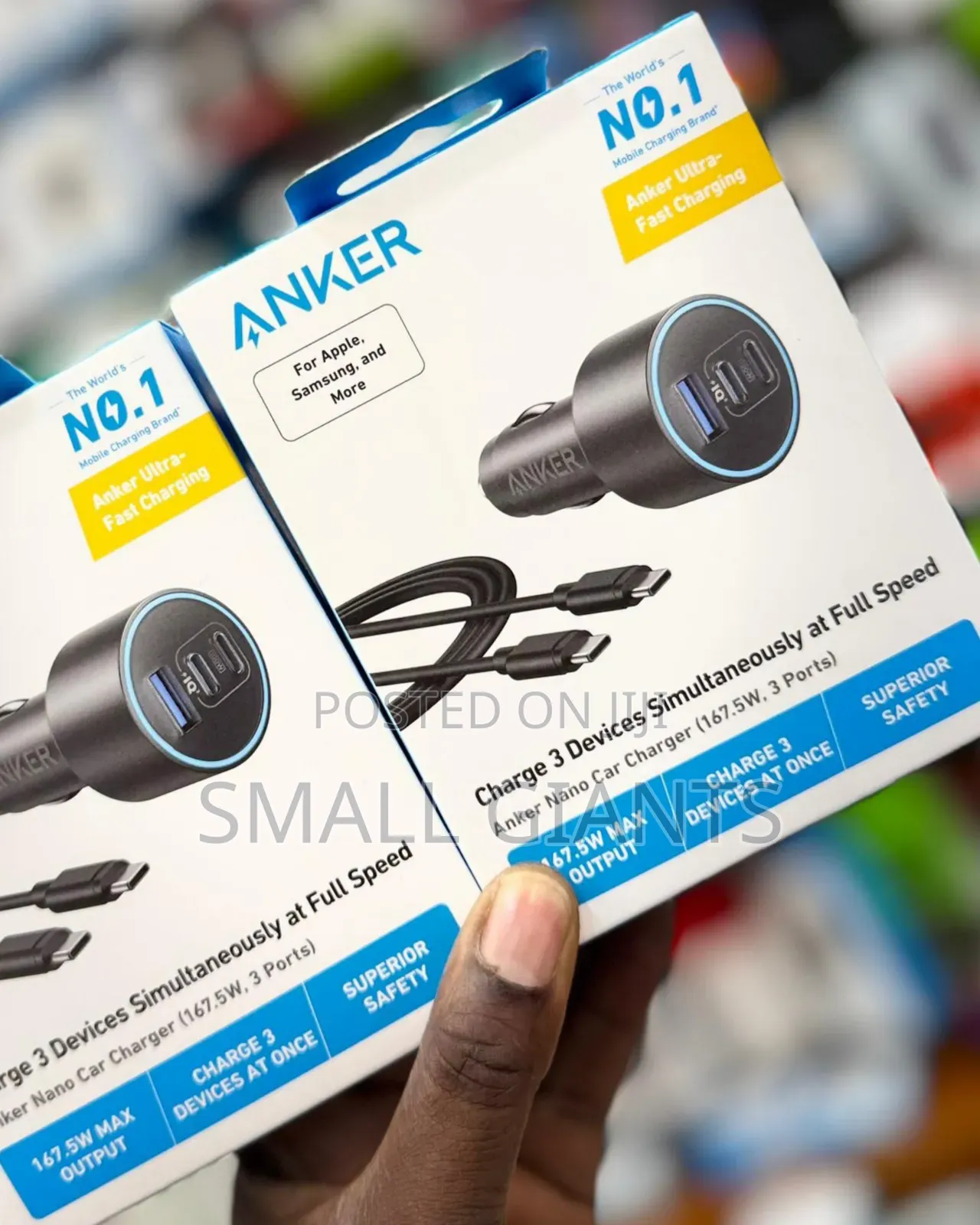 Anker Usb-C 167.5w Fast Car Charger