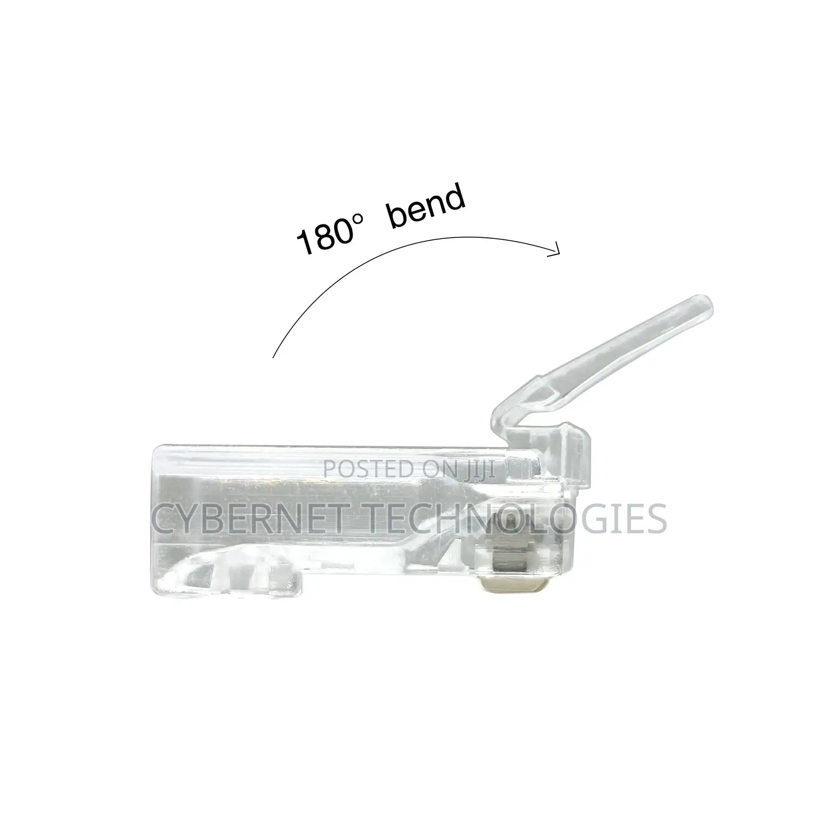 Rj45 Cat6 Pass Through Connectors - Pack of 100