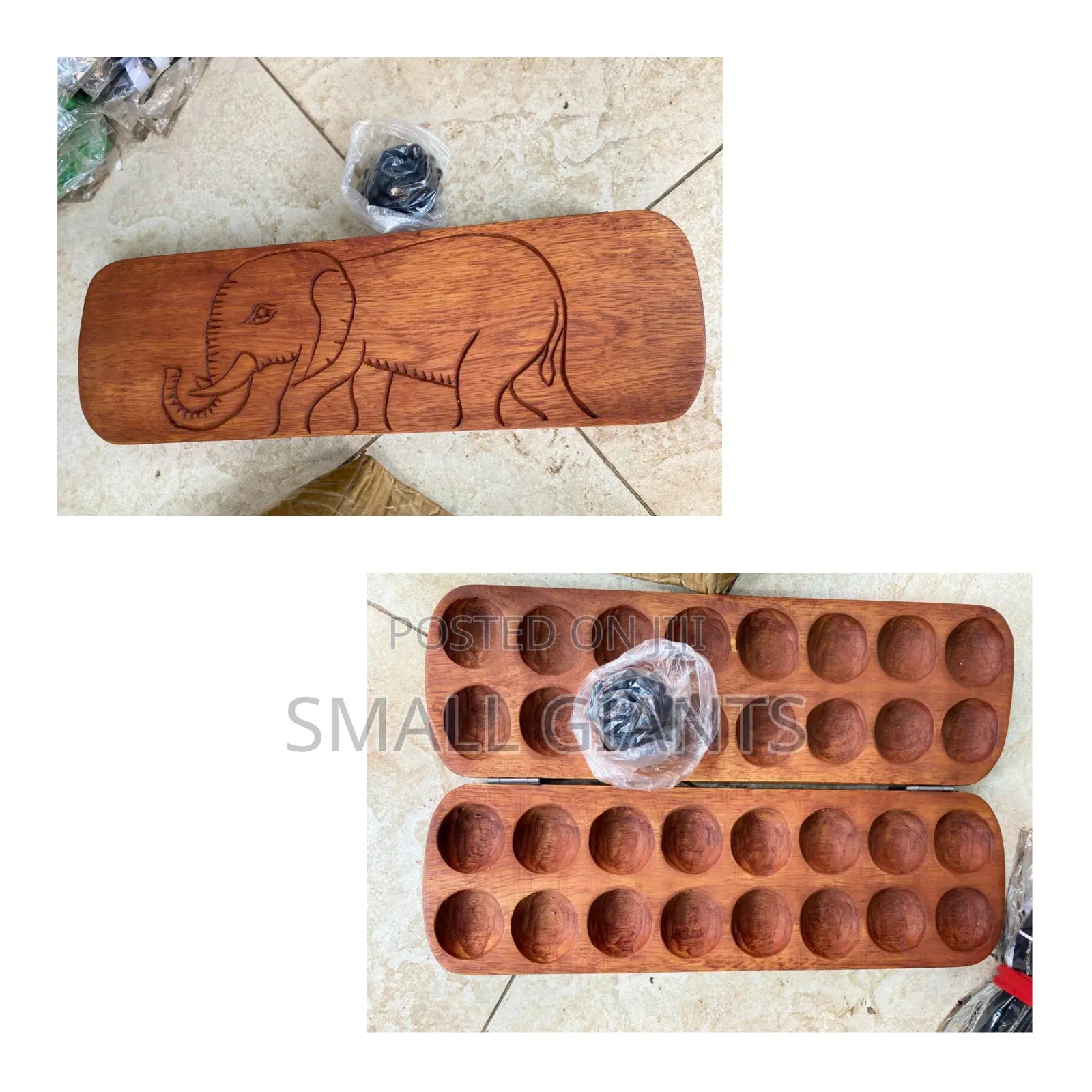 New Wooden Omweso Board
