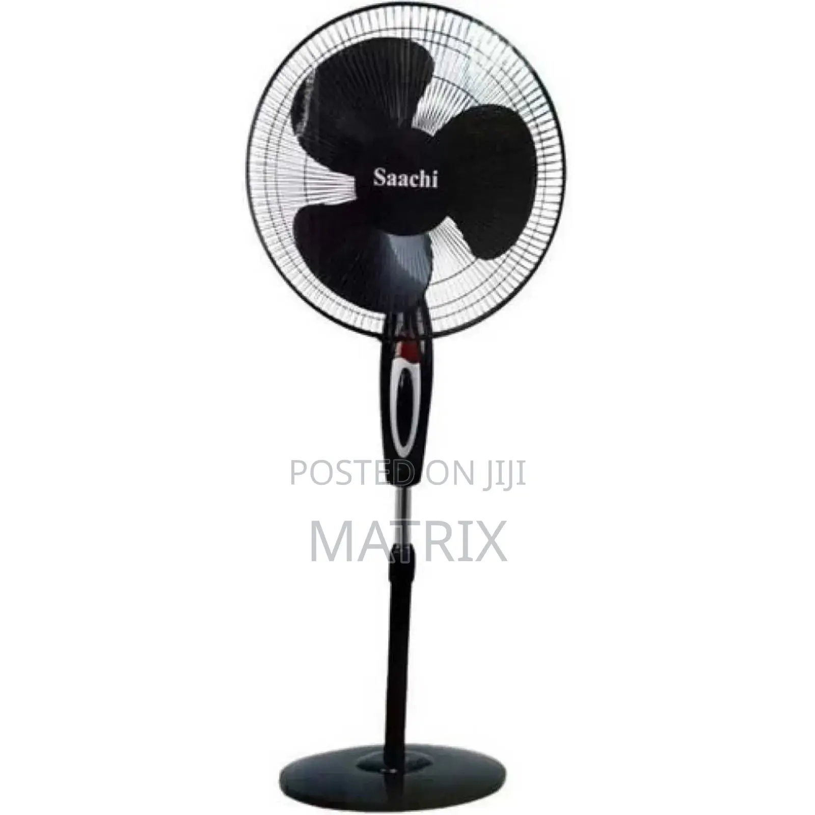 Saachi 16 Inch Stand Fan With Adjustable Height Plastic Blades