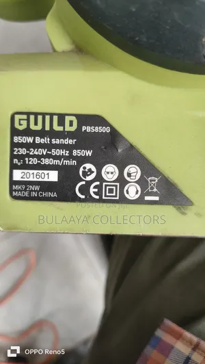 Uk Used Guild 850w Belt Sander.
