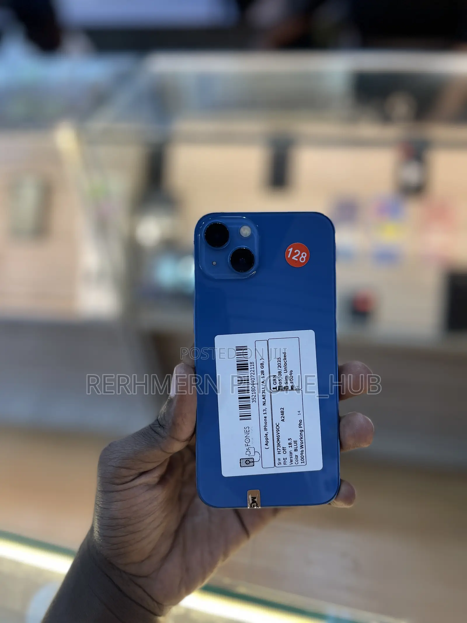 New Apple iPhone 13 128 GB Blue