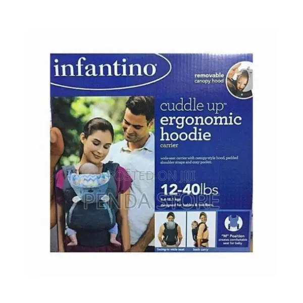 Infantino Cuddle Up Hoodie Carrier – Soft And Comfortable Baby Carrier