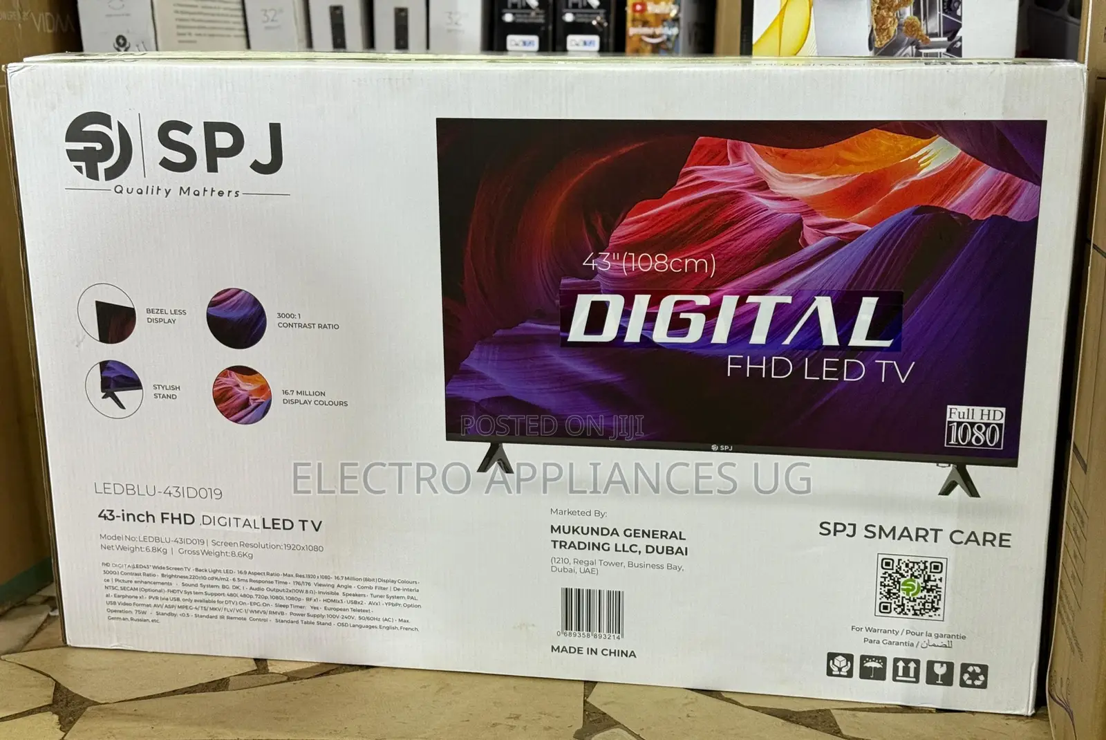 SPJ 43-Inch FHD Digital Led Tv