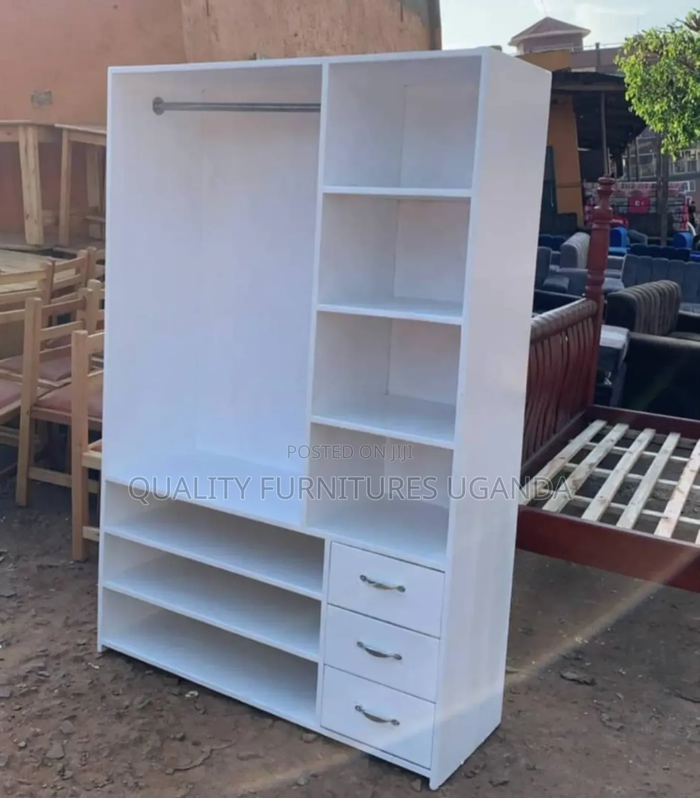 Wardrobe in White  Color