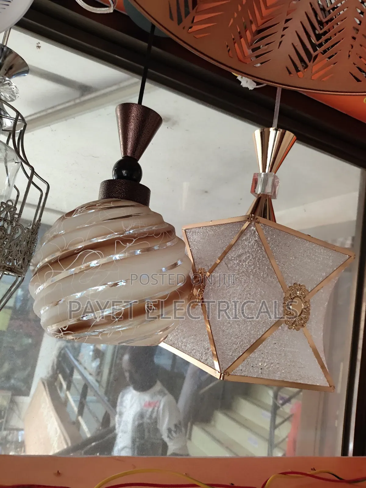Brown Gold Pendant Lamp