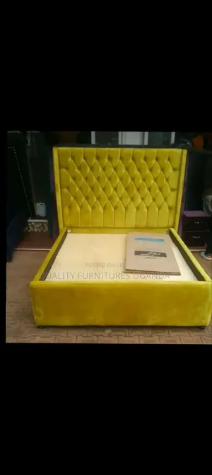 4*6 Mustard Yellow  Bed