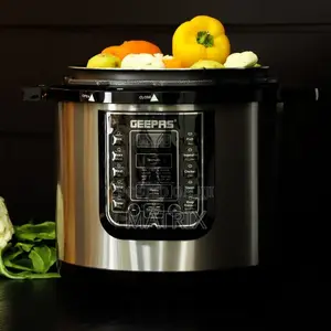 Geepas8l Digital Multi Cooker, Electric Pressure Cooker, 14 Programs