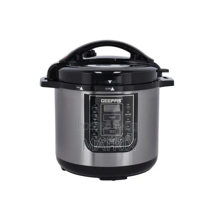 Geepas8l Digital Multi Cooker, Electric Pressure Cooker, 14 Programs