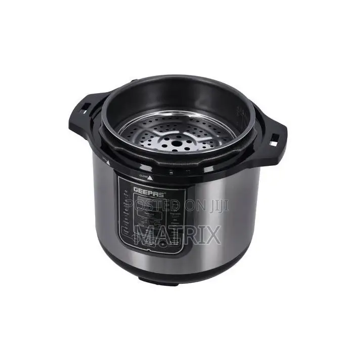 Geepas8l Digital Multi Cooker, Electric Pressure Cooker, 14 Programs