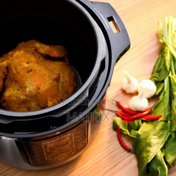 Geepas8l Digital Multi Cooker, Electric Pressure Cooker, 14 Programs