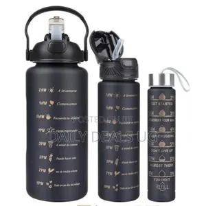 Set of 3 Motivational Water Bottle