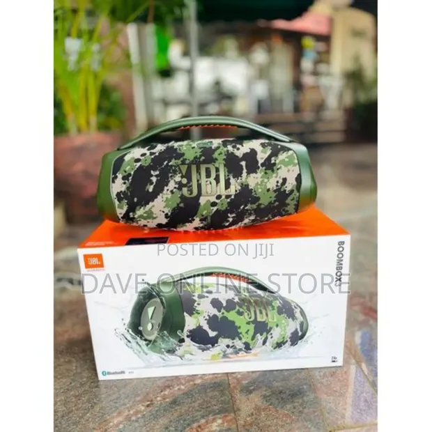 JBL L Boombox Portable Wireless Bluetooth Speaker -Camouflage