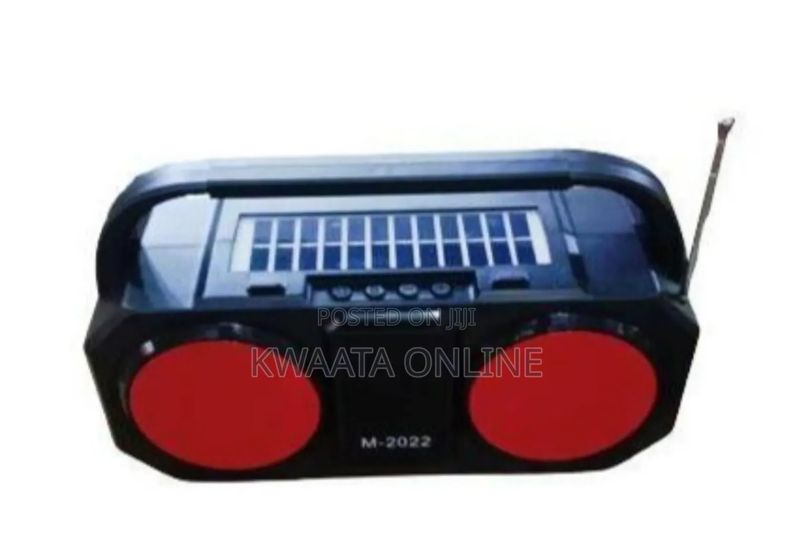 Rechargeable Bluetooth Speaker With Radio, Flash Light Solar Panel
