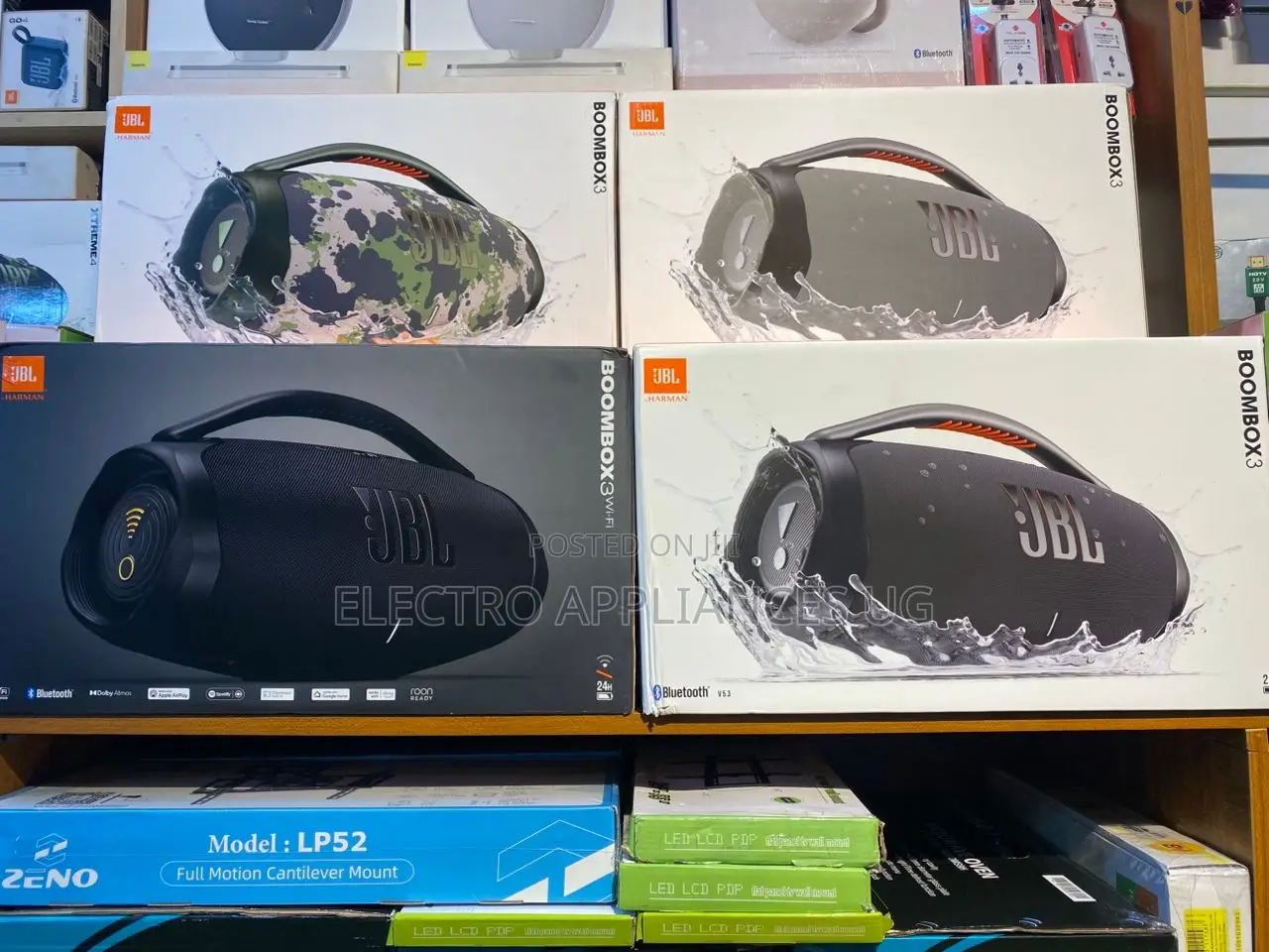 JBL Boombox 3 Camouflage Bluetooth Speaker.