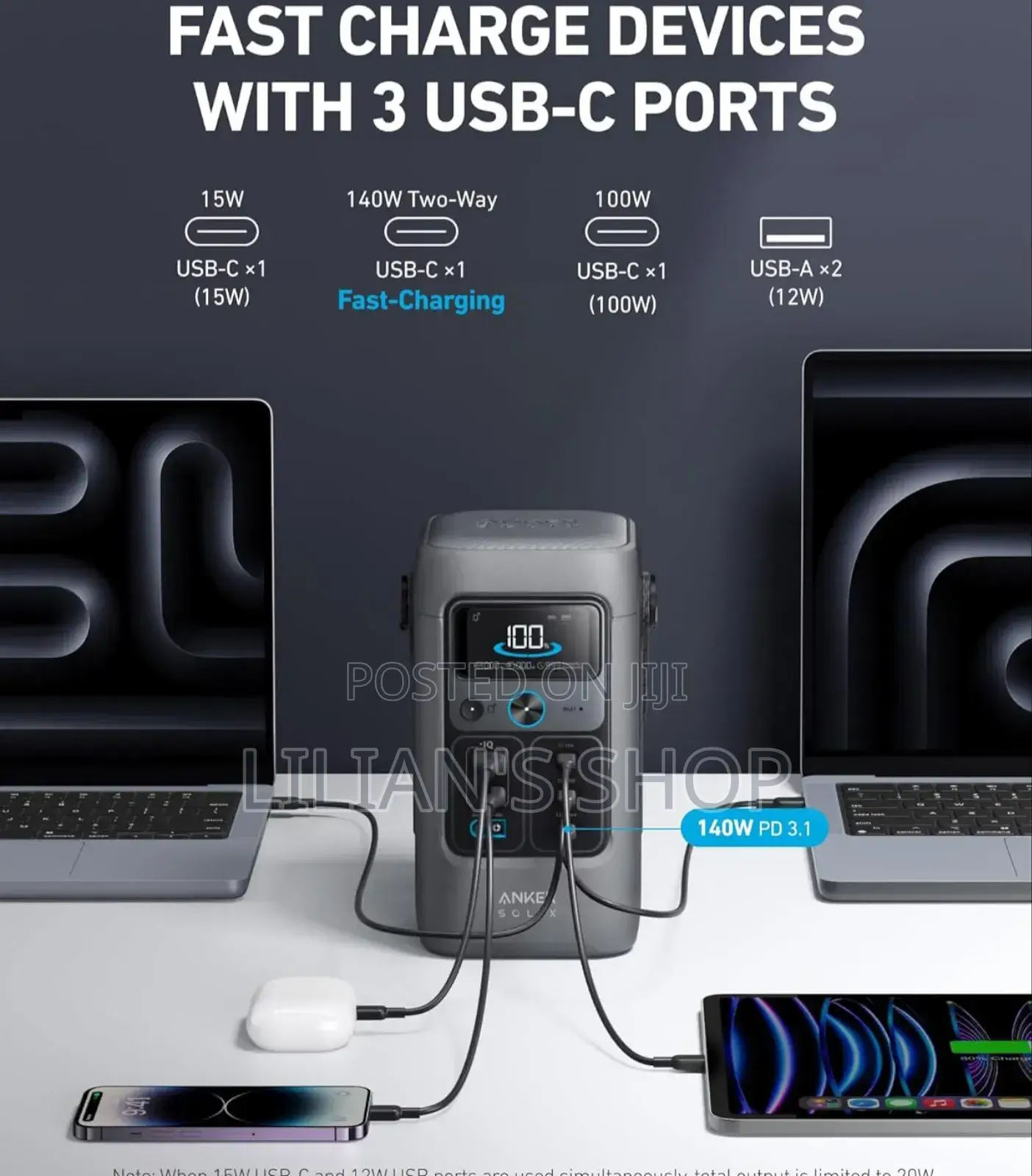 Anker Solix C200 Dc Portable Power Station