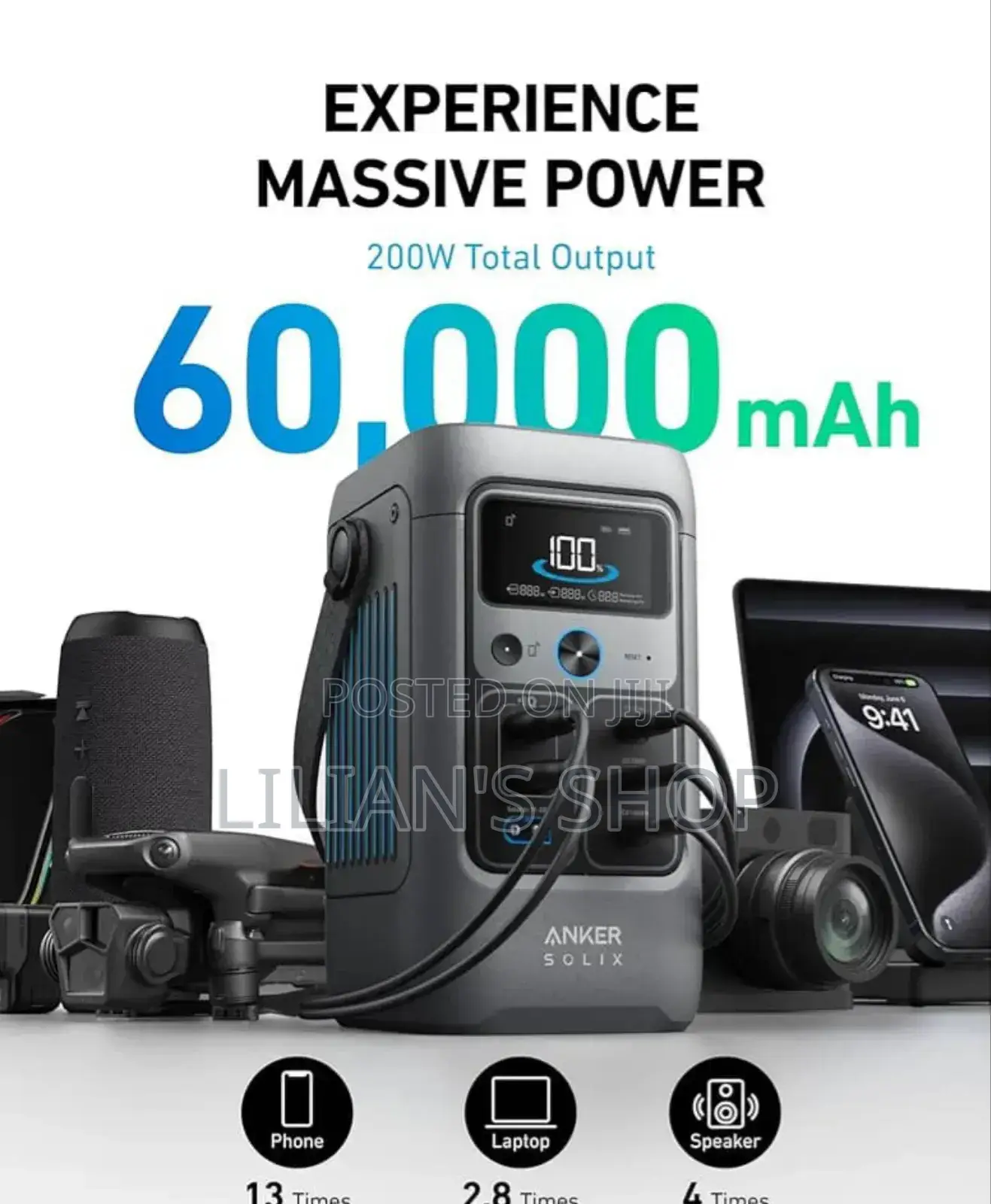 Anker Solix C200 Dc Portable Power Station