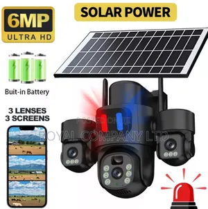 Solar Camera 4g 3lens