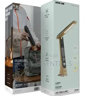Green Lion Led Table Lamp - Wooden