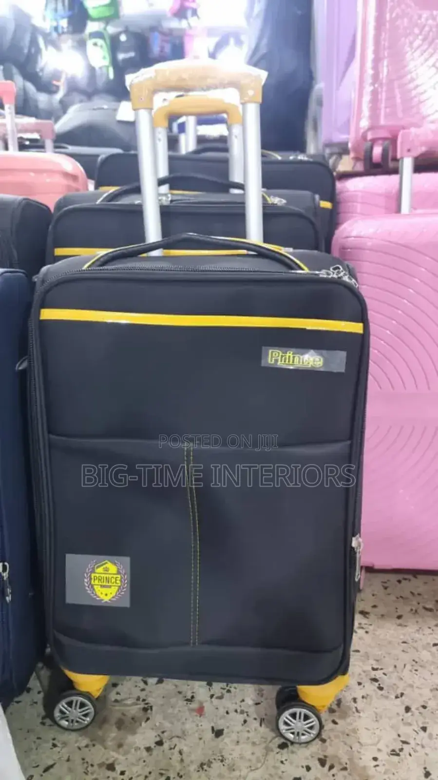 3pcs Prince Fabric Travel Bags/ Suitcases