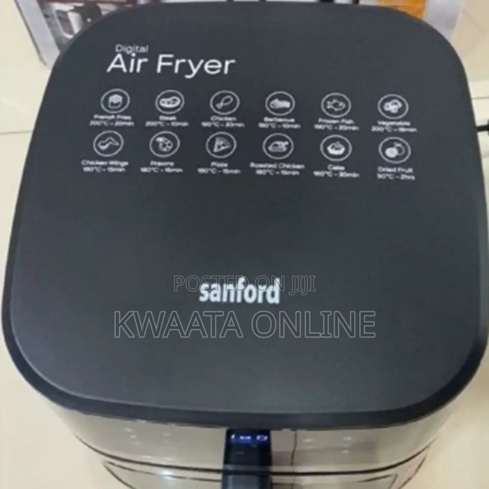 14l Sanford 2-in-1 Air Fryer Oven, 10 Presets Dual Led Touch Control