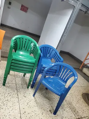 Armrest Plastic Chairs Blue *Green