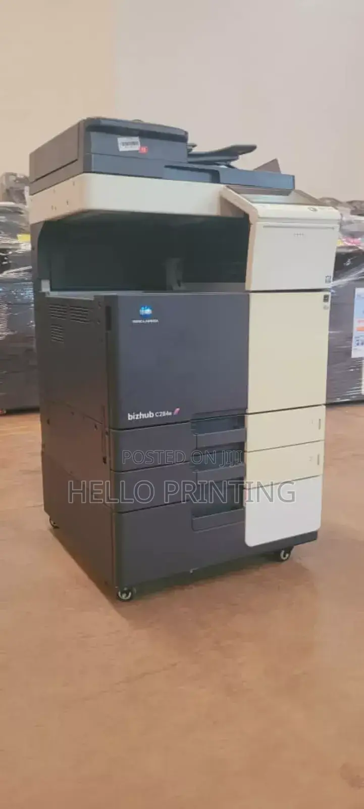 Print More in Less Time - Konica Bizhub C284e.