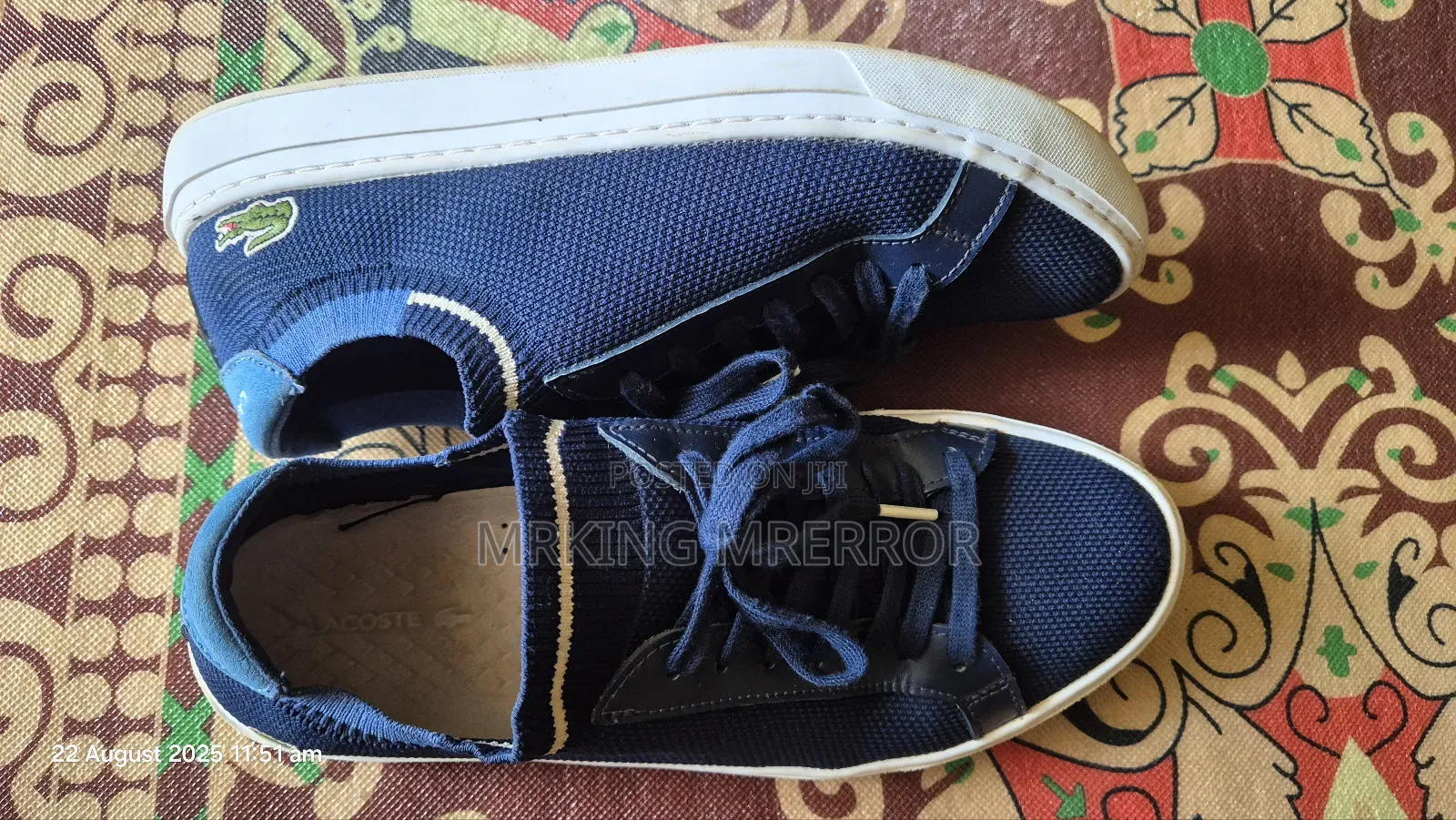 Lacoste La Piquee 120 1 Slip-on Low Top Sneaker Navy/Blue