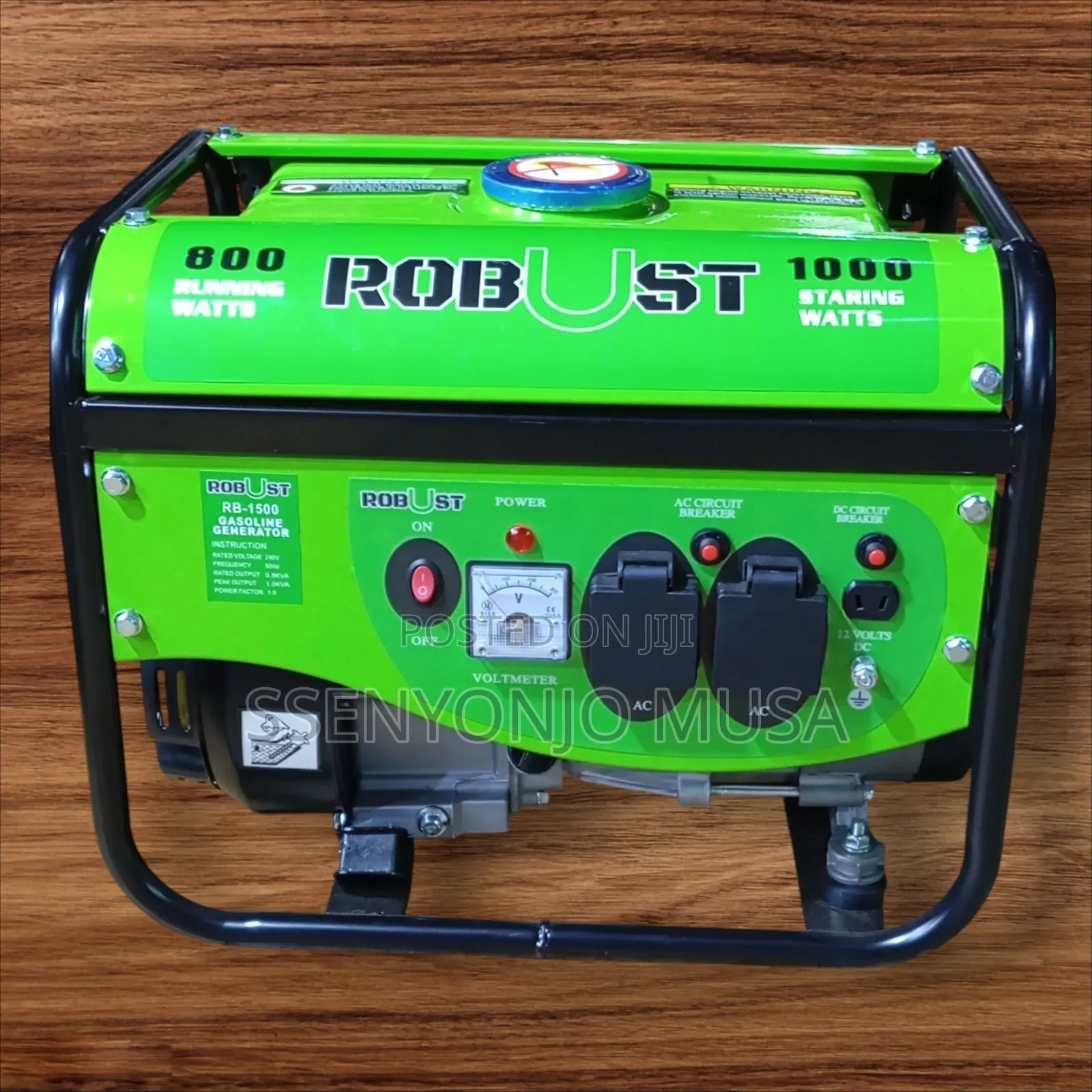 Robust Rb-1500 Gasoline Generator 800w 240v