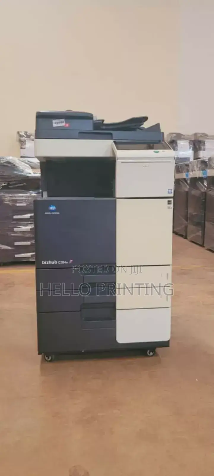 Power Meets Capacity- Bizhub C284e.