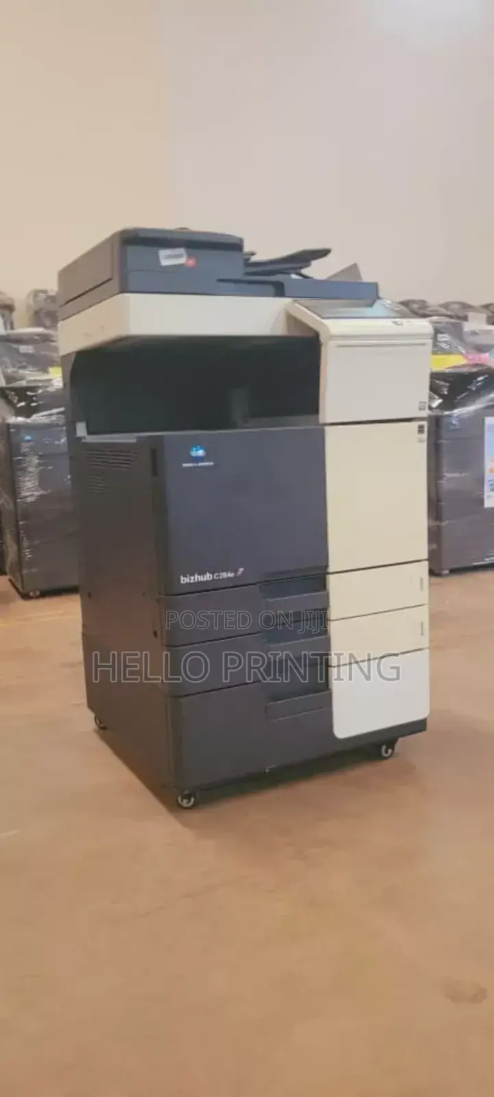 Industrial Strength Bizhub C284e for Bulk Printing .