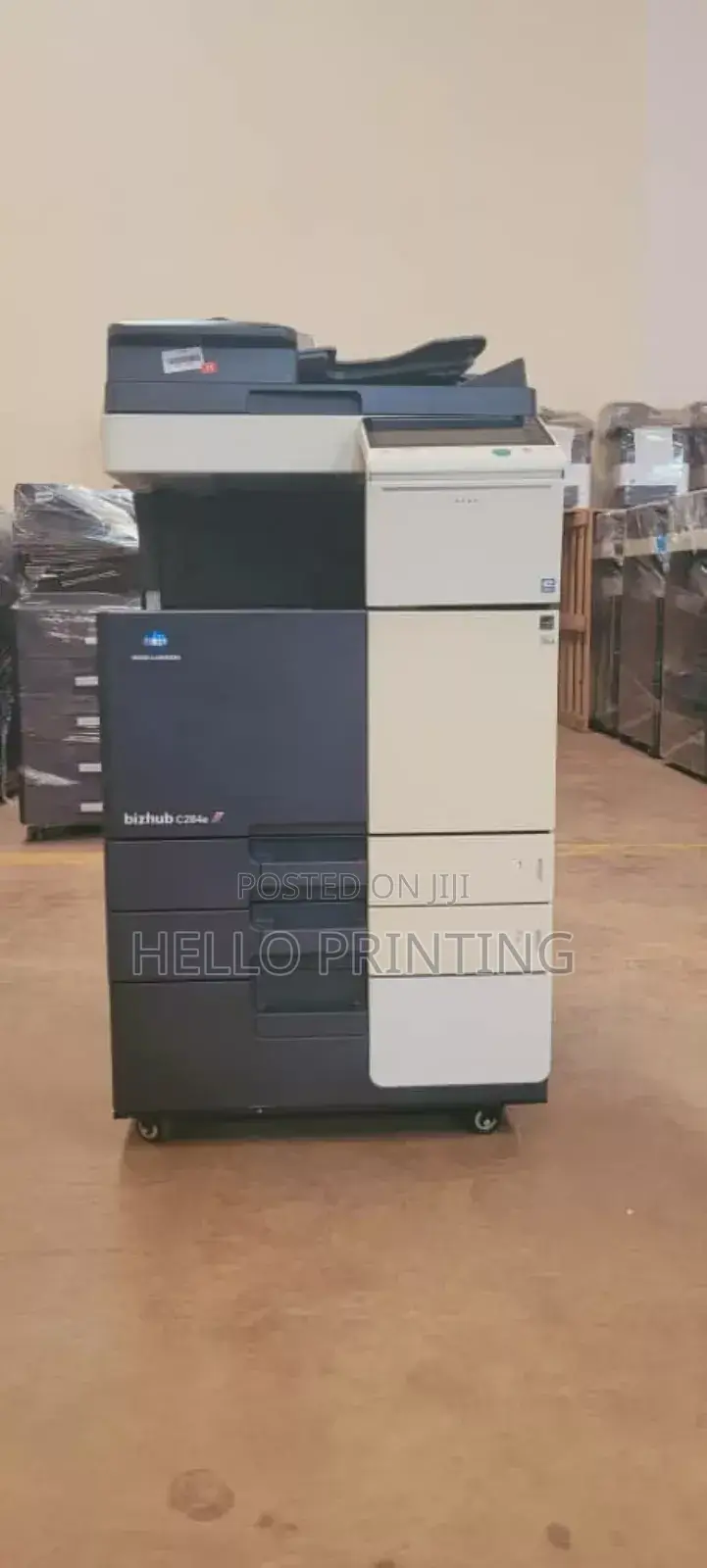 Bizhub C284e - The Beast for Bulk Jobs.