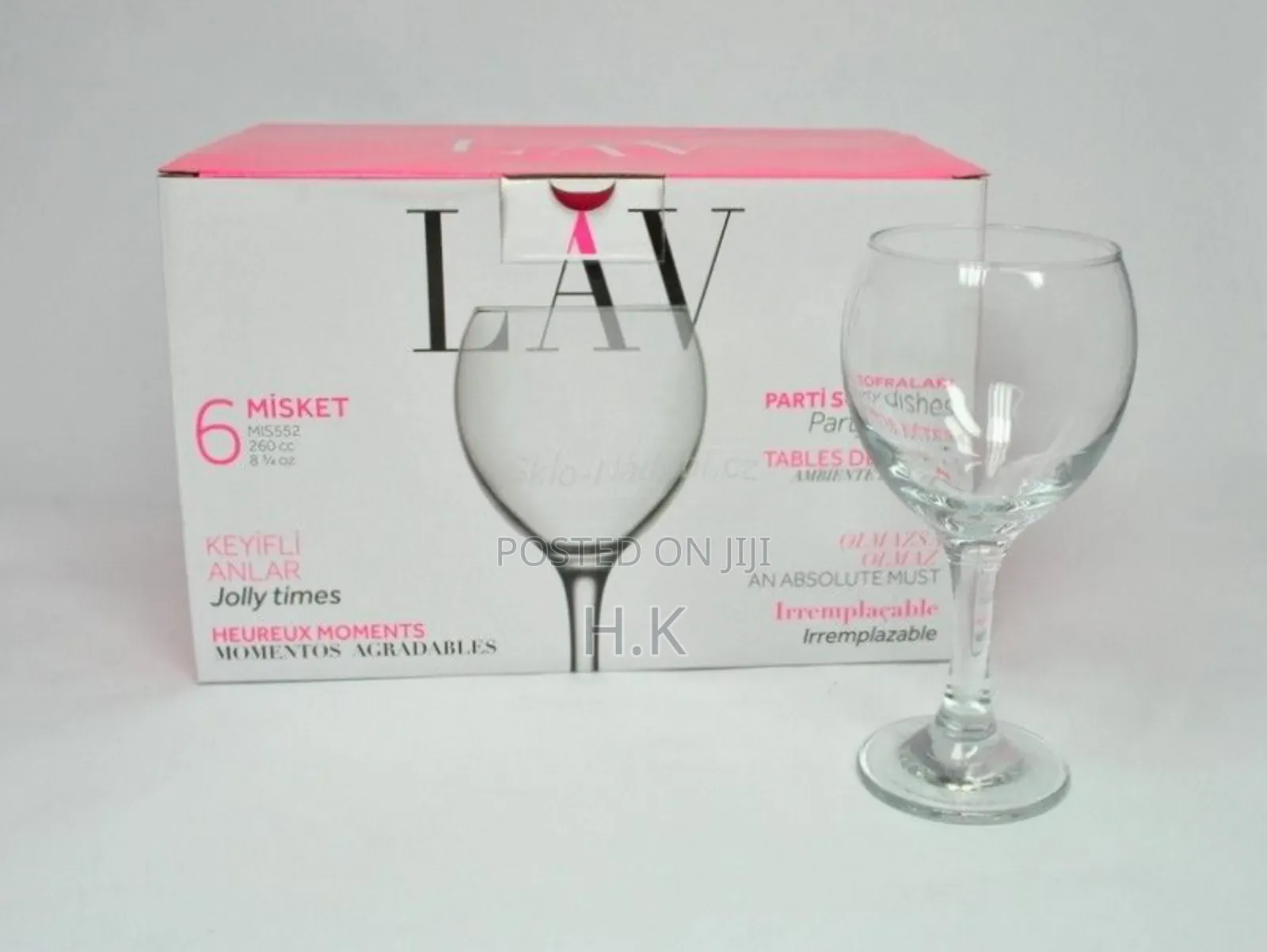 12pcs Lav Misket Wine Glass