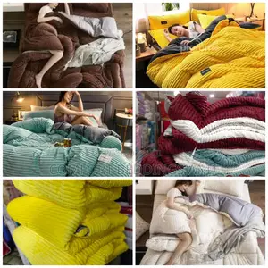 Stripped Coral Bedcovers 6*6