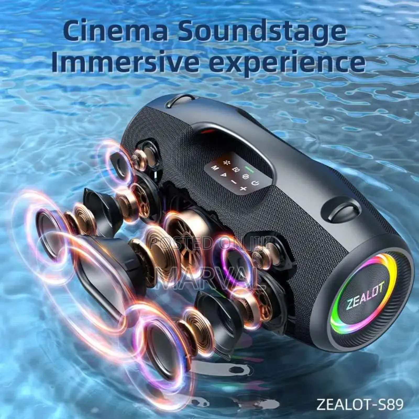 Zealot S89 Portable Wireless Bass Speaker.