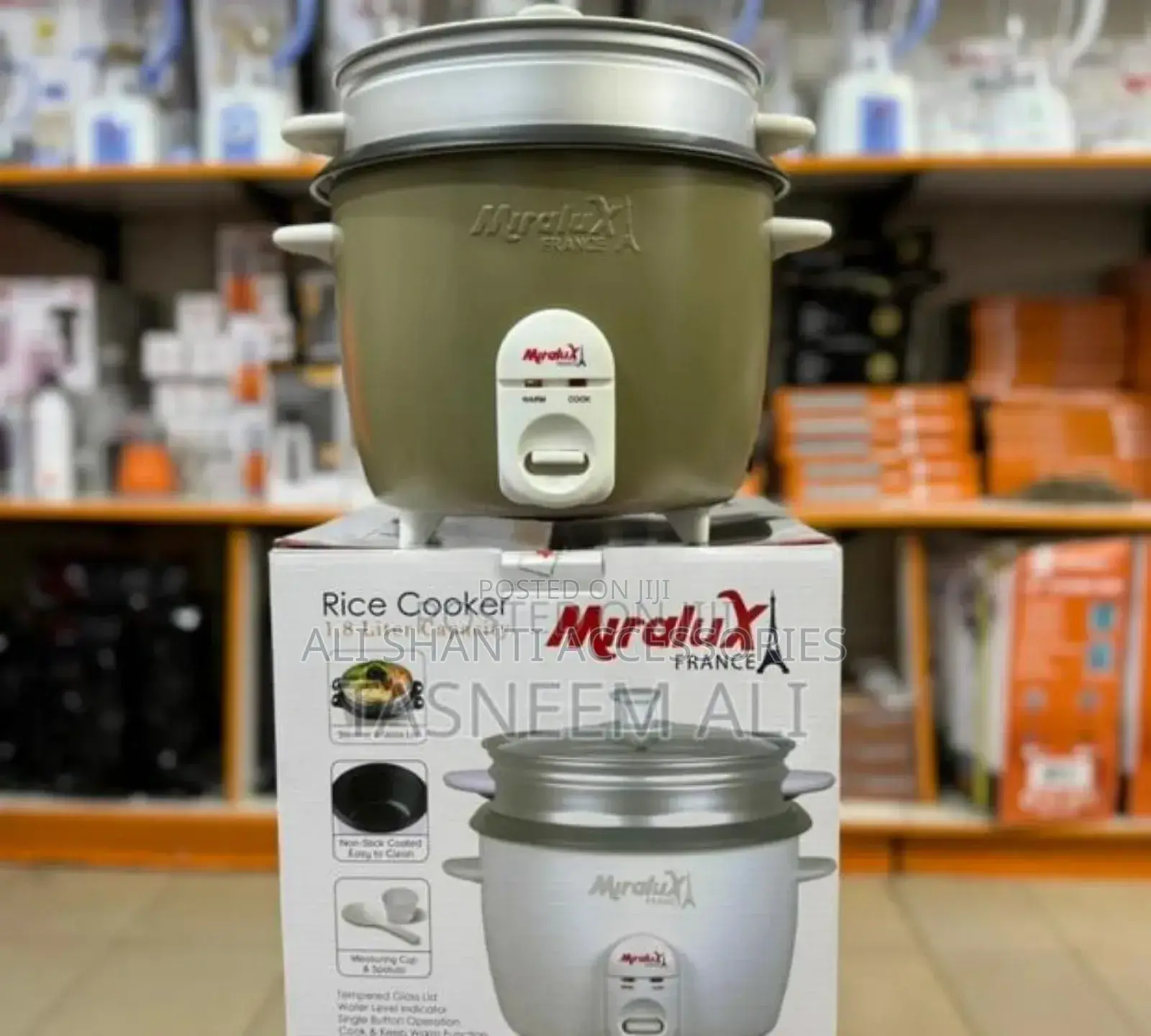 Rice Cooker 1.8l Miralux, Electric Rice Cooker Milarux 1.8l