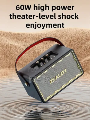 Zealot Mt01 Portable Wireless Bluetooth Speaker With Hand Settings