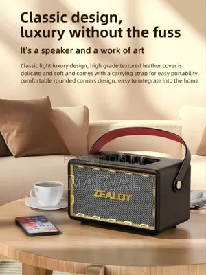 Zealot Mt01 Portable Wireless Bluetooth Speaker With Hand Settings
