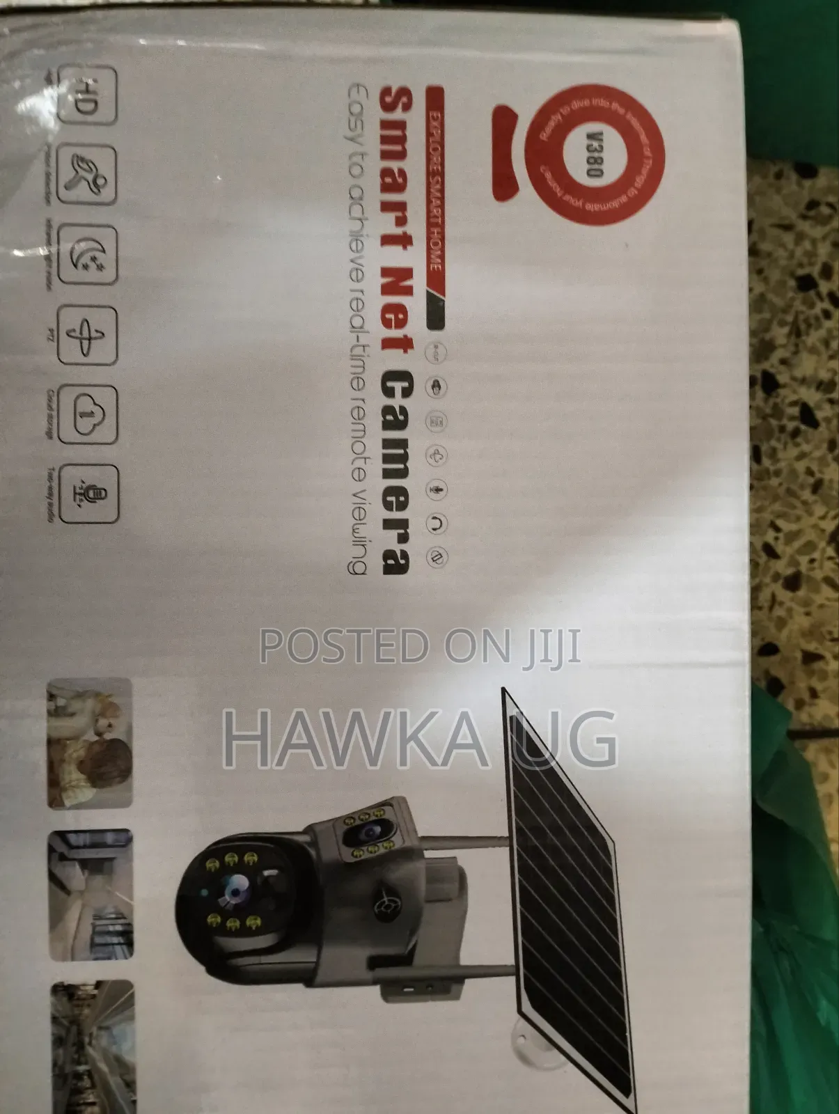 Dual Lense V380 Solar Camera