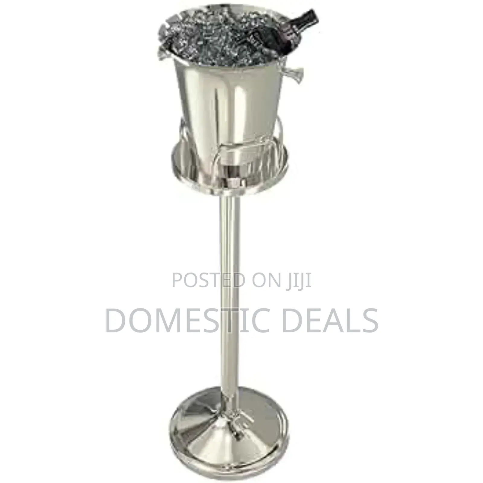 Stainless Steel Outdoor Champagne Ice Bucket With Stand