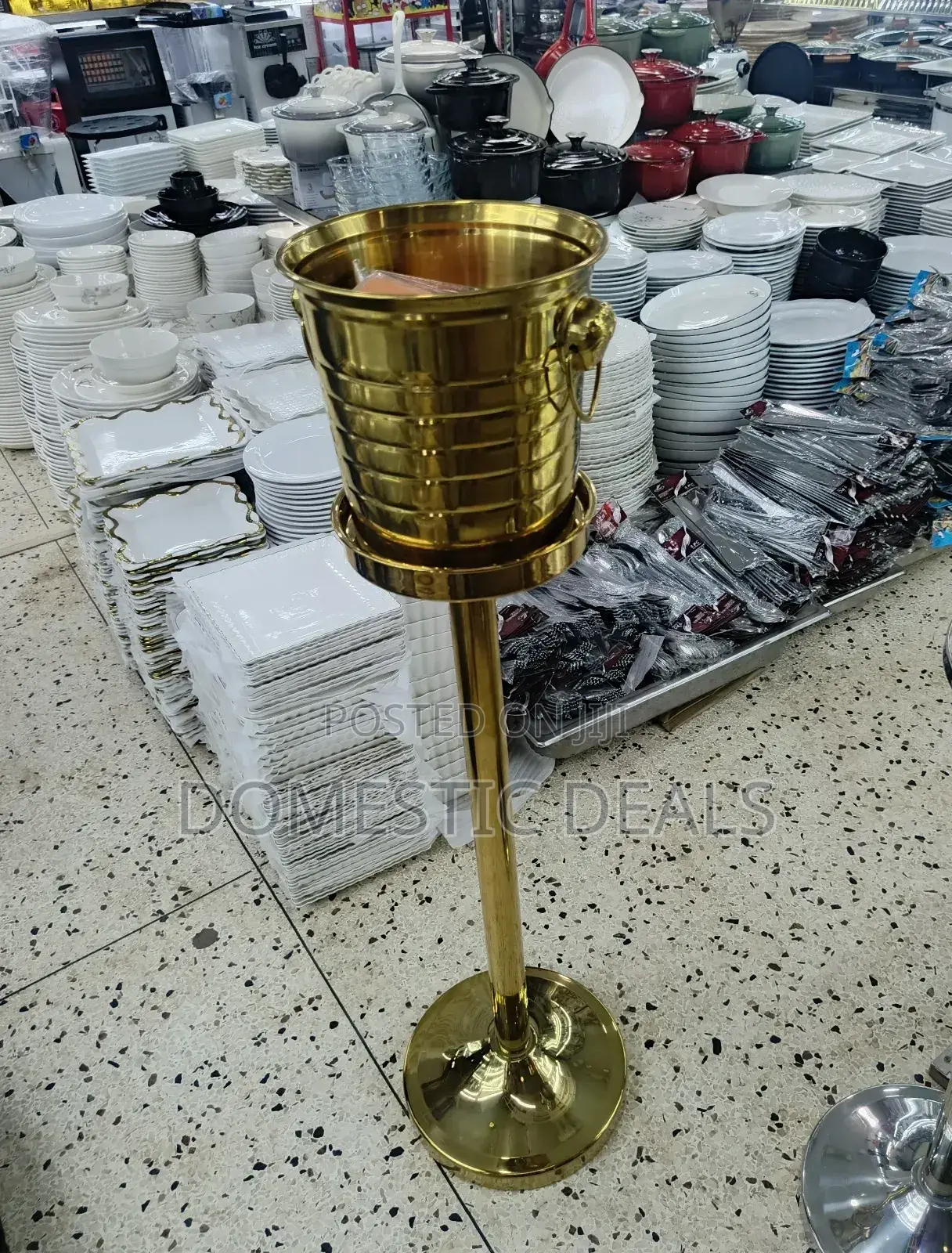 Outdoor Party Champagne Ice Bucket With Stand