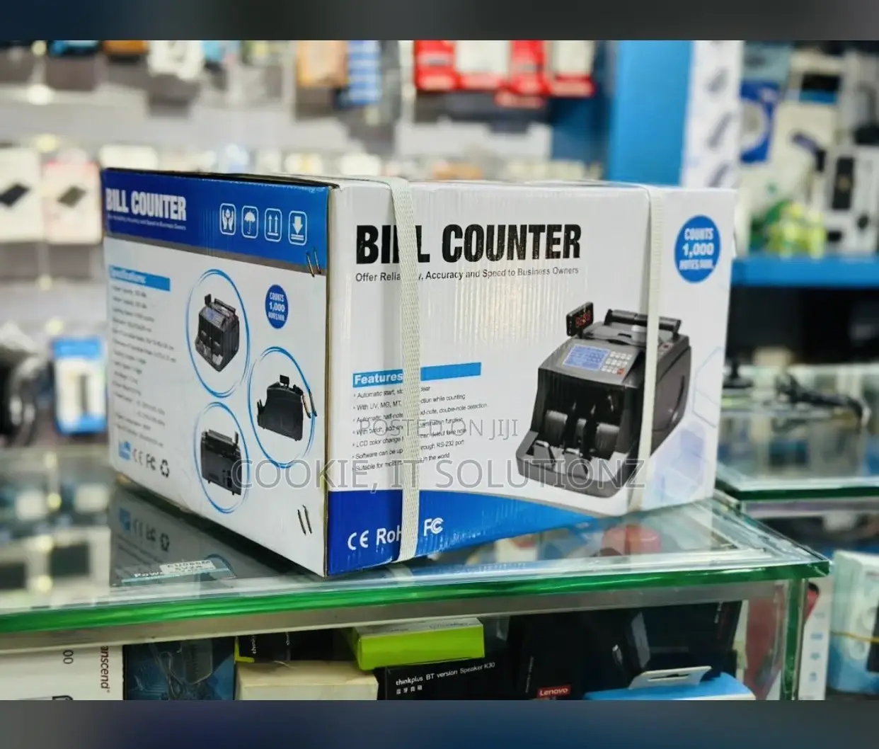 LCD Display Bill Counter