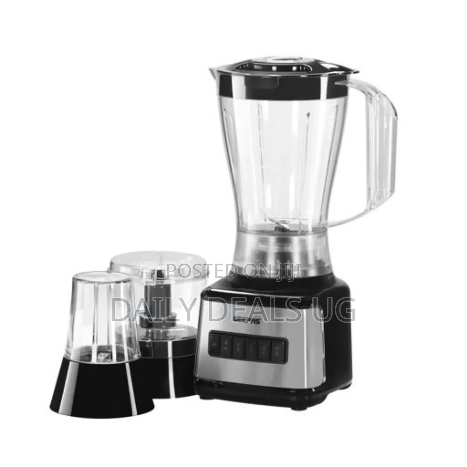 Geepas Gsb44017 500w 3-In1 Stainless Steel Blender