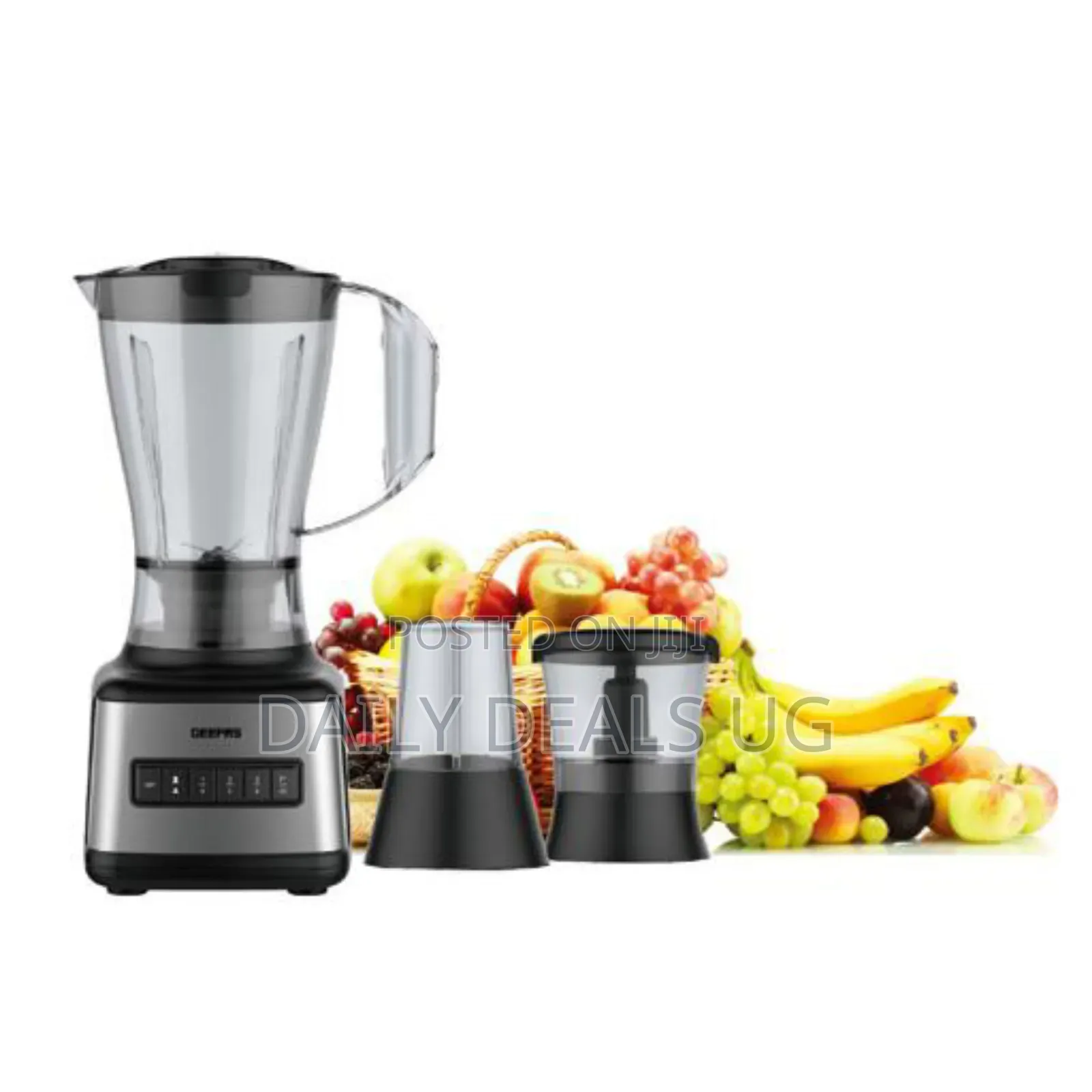 Geepas Gsb44017 500w 3-In1 Stainless Steel Blender