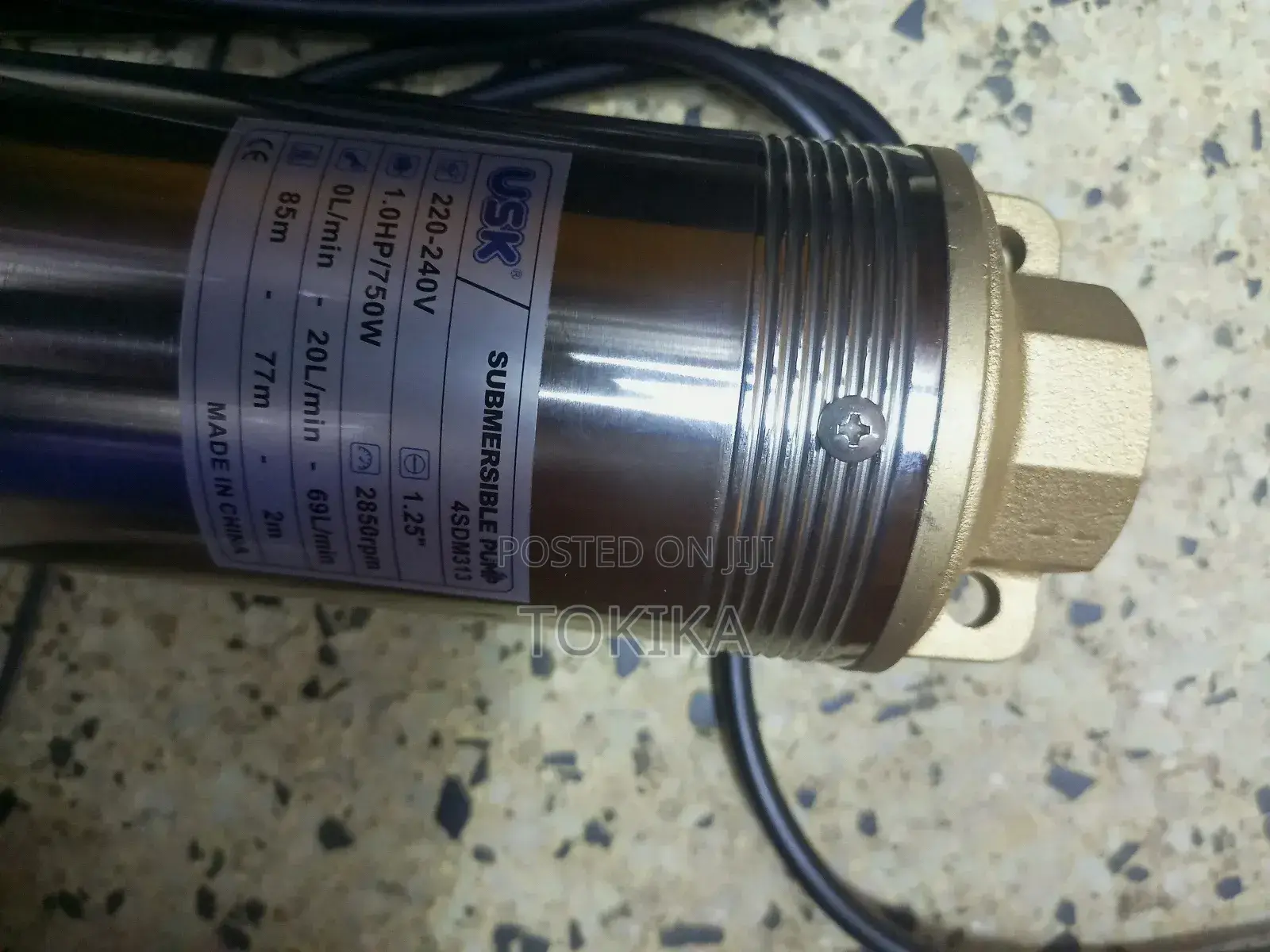 Usk 85 Meters Submersible Water Pump 272 Feet