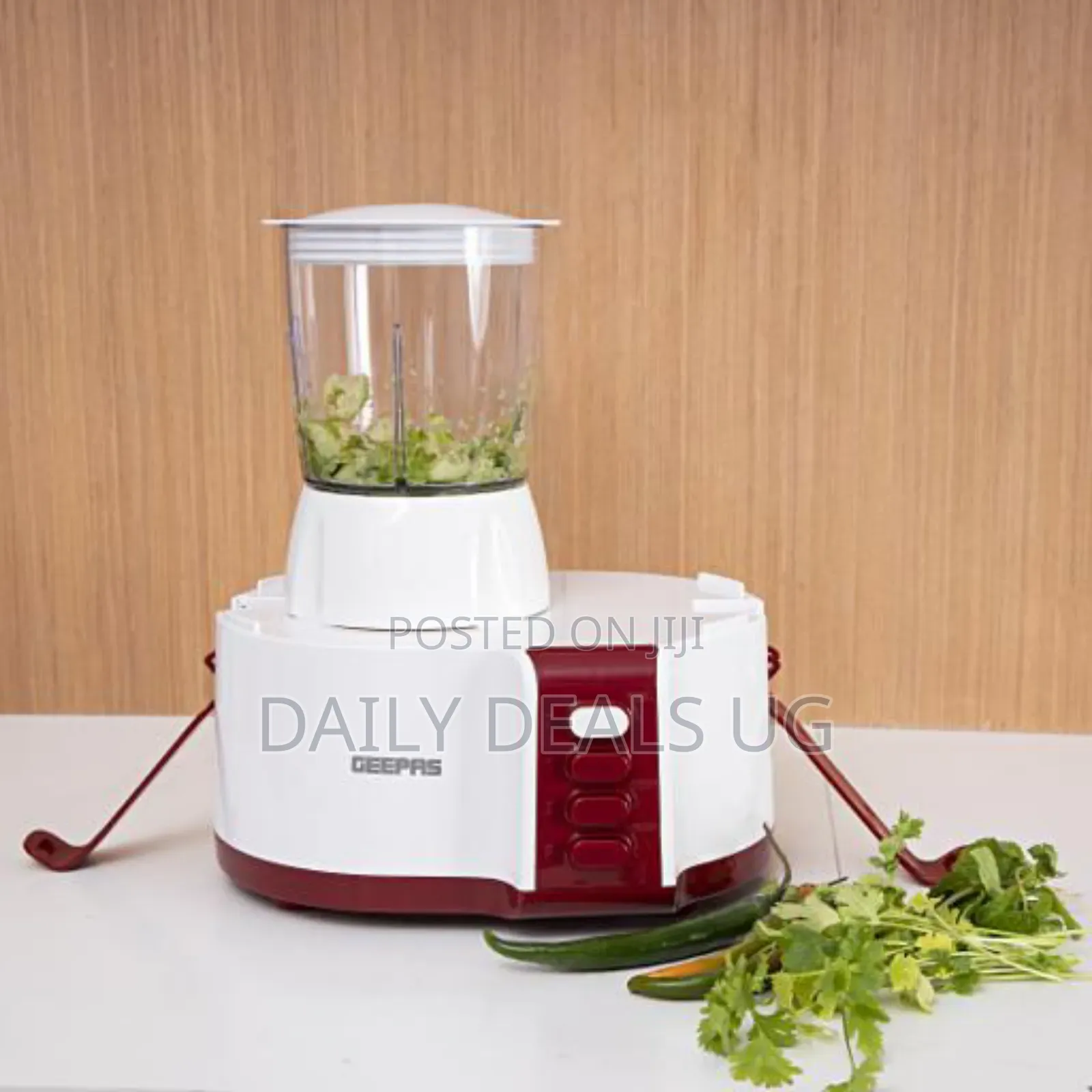 4 in 1 Food Processor 600w Geepas Gsb9890