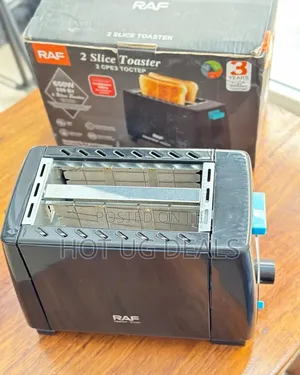 Raf 2 Piece Bread Toaster - Black
